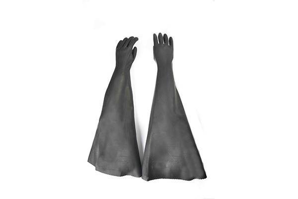 6532 Large cuff rubber glove